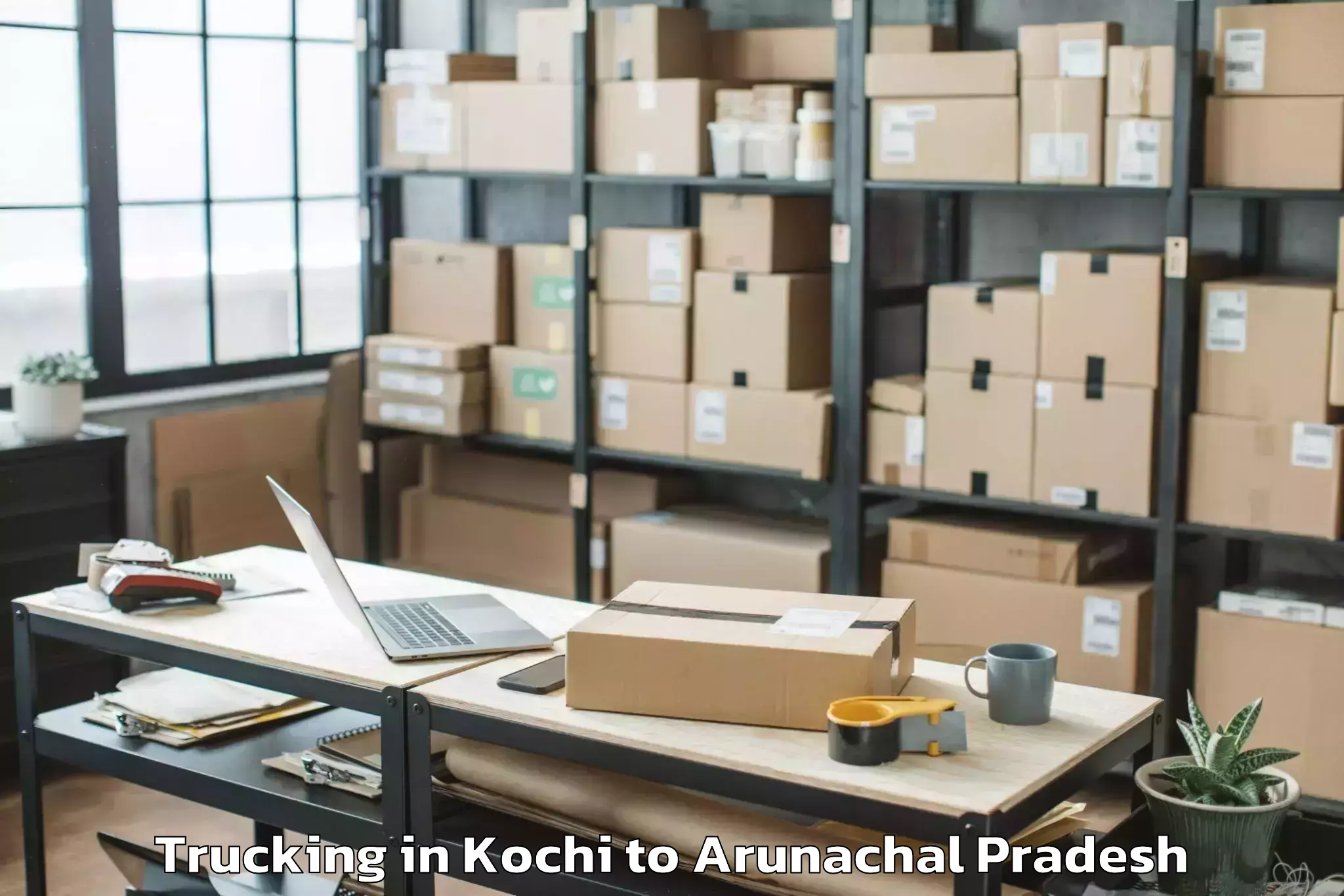 Affordable Kochi to Khongsa Trucking